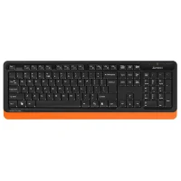 Комплект клавиатура + мышь A4Tech Fstyler FG1010 (черный/оранжевый) фото 3